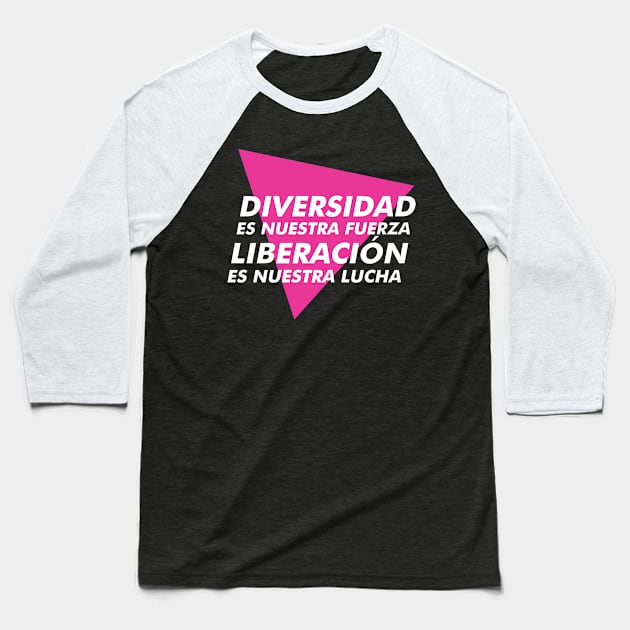 DIVERSIDAD Baseball T-Shirt by elvisdepressley